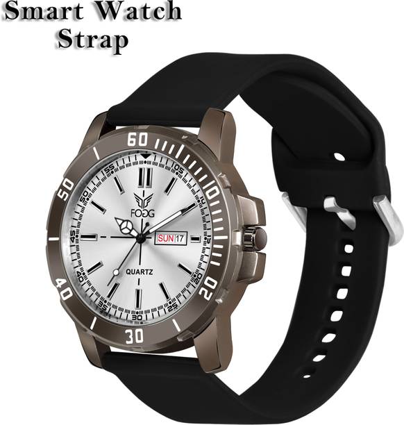 Day and Date Display Analog Watch - For Men 1225-Silver