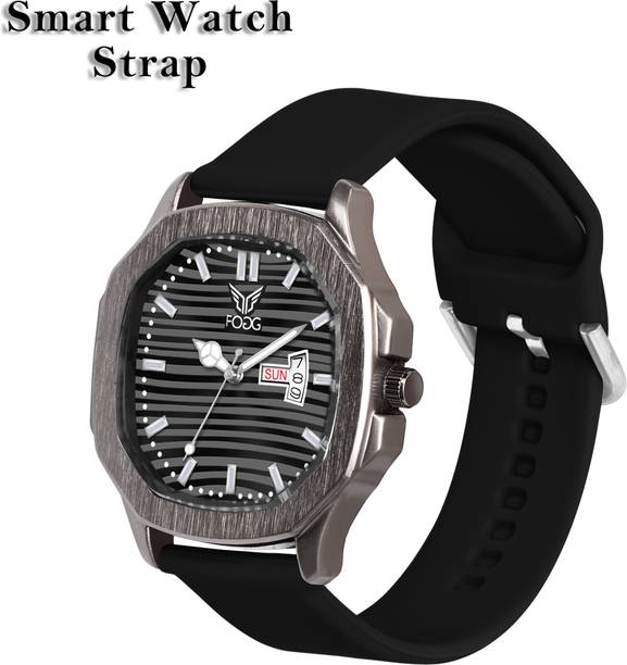 Day and Date Display Analog Watch - For Men 1226-Black