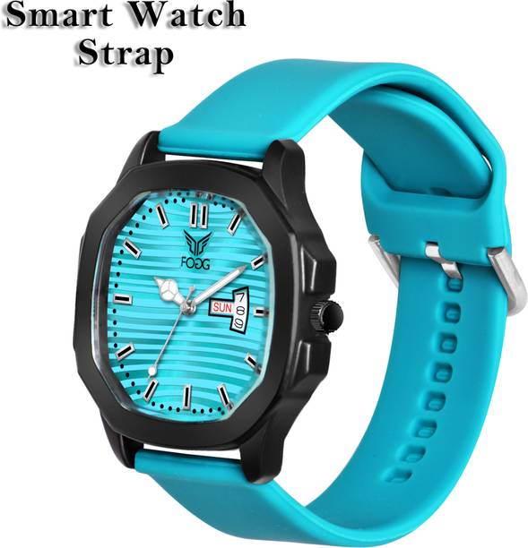 Day and Date Display Analog Watch - For Men 1226-Sky Blue
