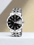 Working Day and Date Analog Watch - For Men 2038-BK