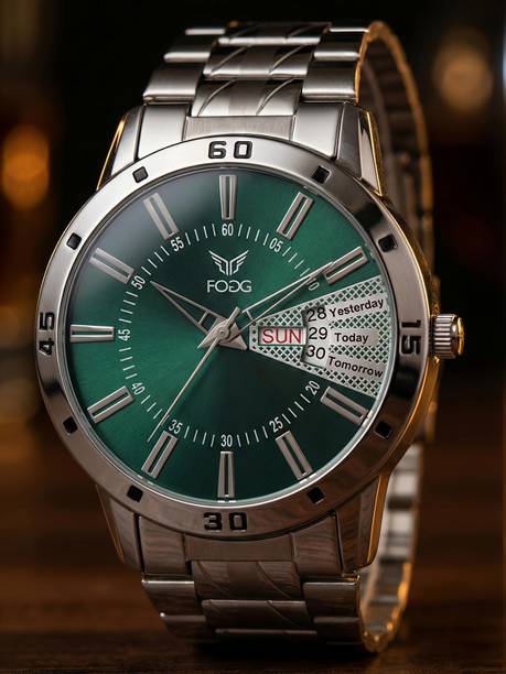 2038-OLIVE DAY & DATE Analog Watch - For Men 2038-OLIVE