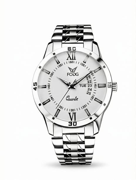 2047-WH Working Day and Date Analog Watch - For Men 2047-WH
