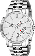 White Day and Date Analog Watch - For Men 2144-WH