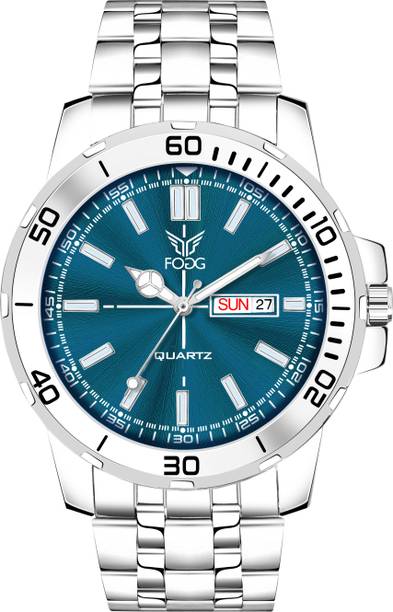 Day and Date Display Analog Watch - For Men 2154-Olive