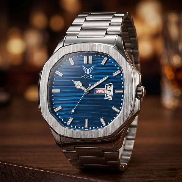 Big Dial Analog Watch - For Men 2158-Blue