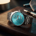 Day and Date Display Analog Watch - For Men 2160-Sky Blue