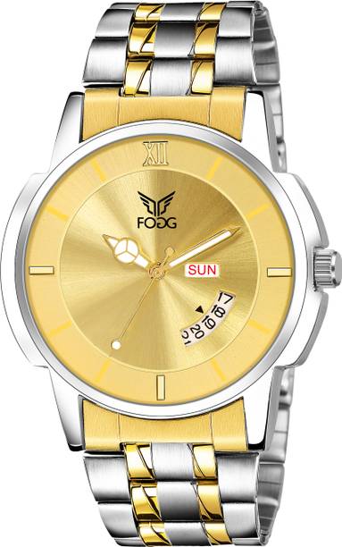 Day And Date Display Analog Watch - For Men 2172-GOLD