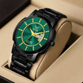 Day and Date Display Analog Watch - For Men 2506-Green