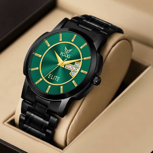 Day and Date Display Analog Watch - For Men 2506-Green