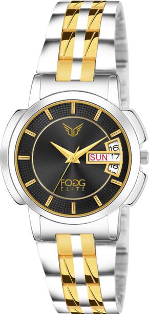 Day and Date Display Analog Watch - For Women 4520-Black