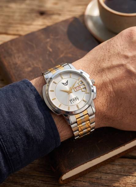 Day and Date Display Analog Watch - For Women 4520-Gold