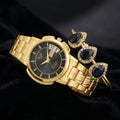 Day and Date Display Analog Watch - For Women 5092-BLACK