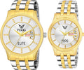 5501-SILVER DAY & DATE Analog Watch - For Couple 5501-SILVER