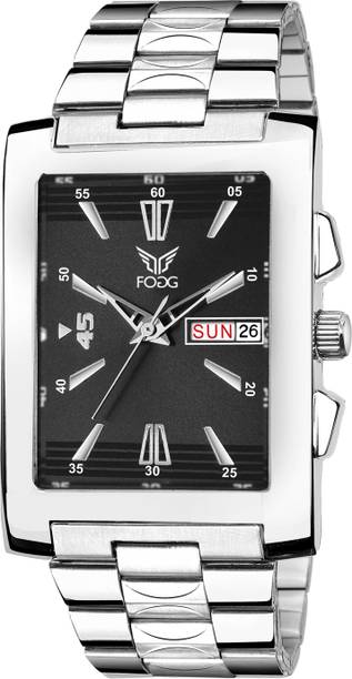 Day and Date Display Analog Watch - For Men 2078-BLACK