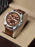 Day and Date Display Analog Watch - For Men 1219-Brown