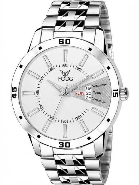 2038-WH Day and Date Analog Watch - For Men 2038-WH